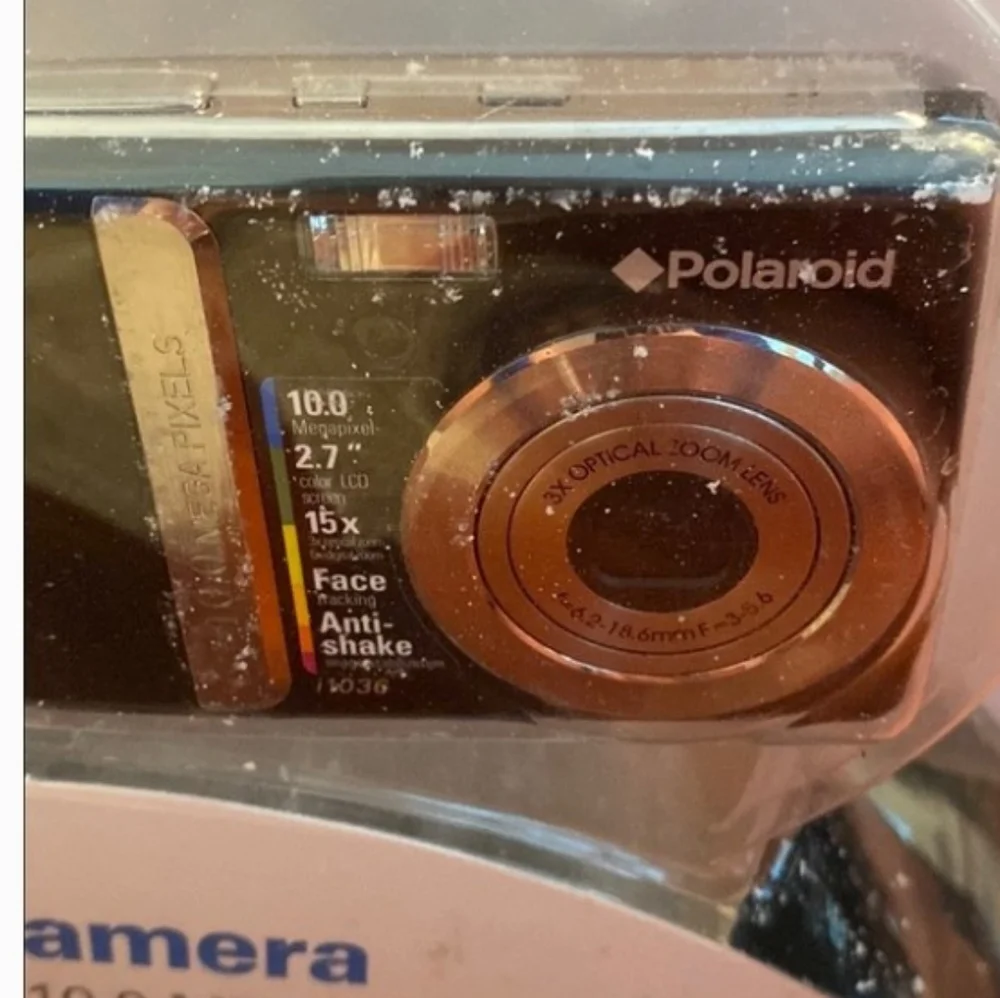 Polaroid - 10.0-Megapixel Digital Camera - Black/Silver